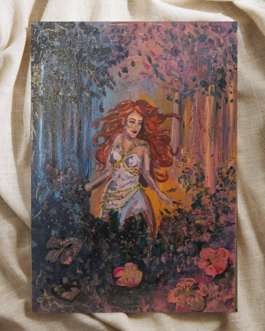 Portrait - Persephone Painting